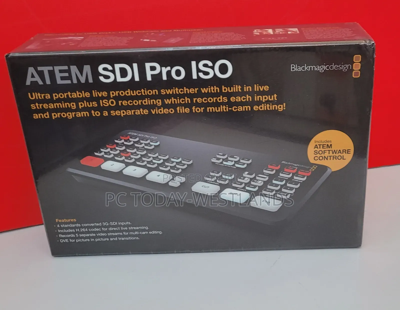Blackmagic Design Atem Sdi Pro Iso Live Stream Switcher