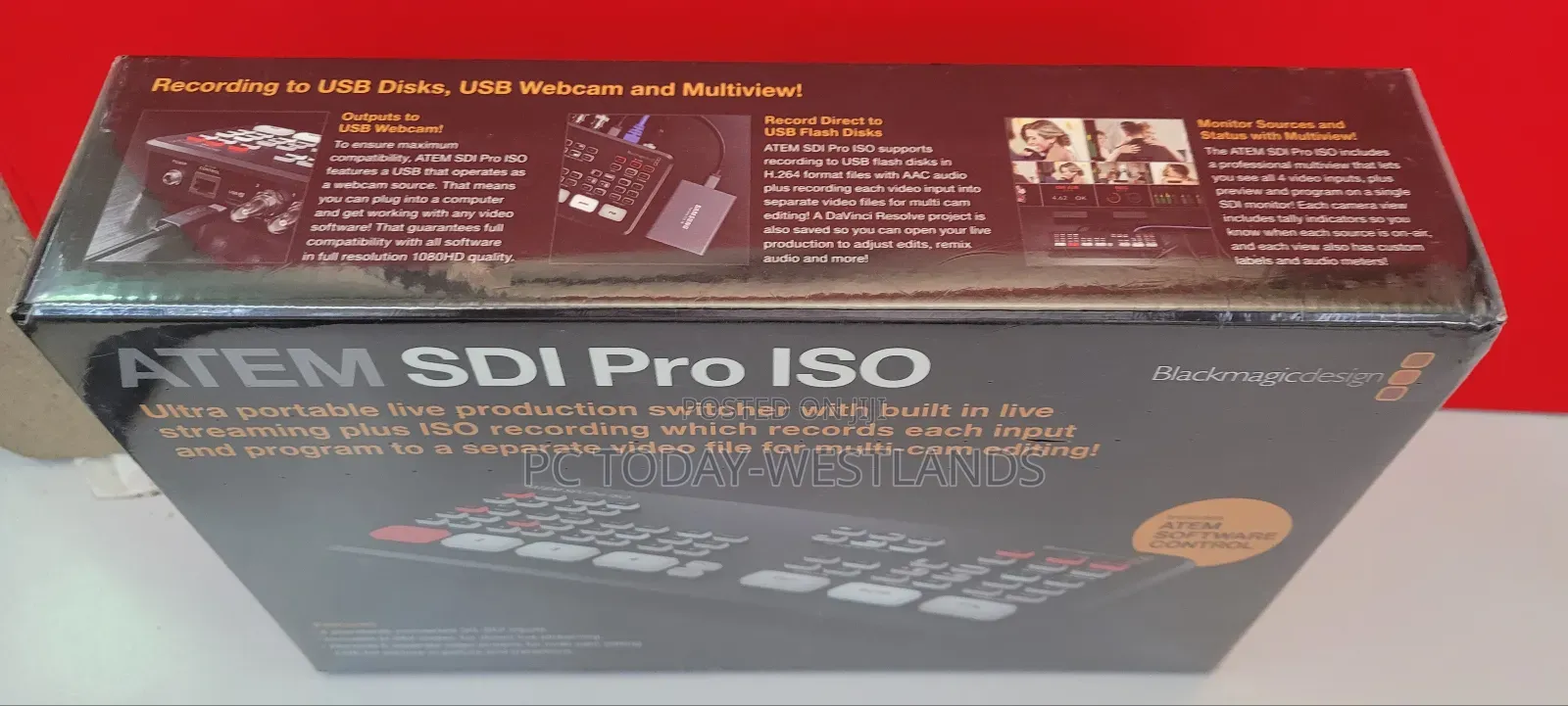 Blackmagic Design Atem Sdi Pro Iso Live Stream Switcher