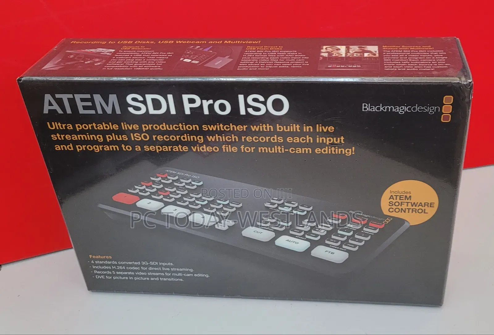 Blackmagic Design Atem Sdi Pro Iso Live Stream Switcher