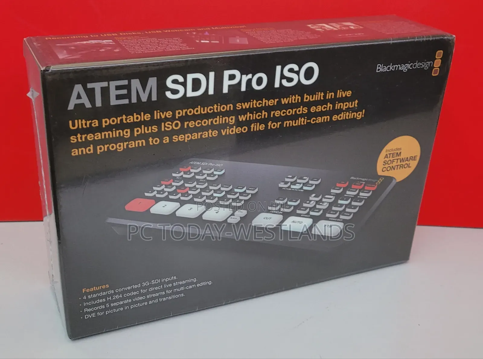 Blackmagic Design Atem Sdi Pro Iso Live Stream Switcher