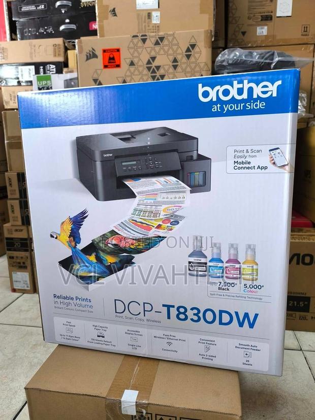Brother DCP-T830dw A4 Colour Multifunction Inkjet Printer - main view