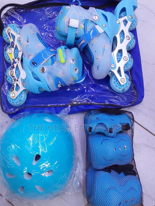 Best Priced Rubber Wheels Blue Skates Affordable