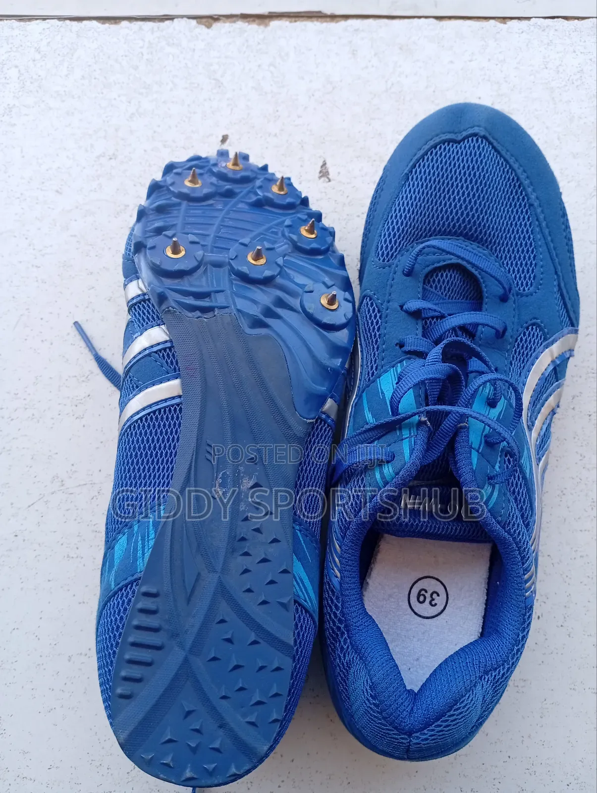 Sprinting Shoes (Size 39 Blue)
