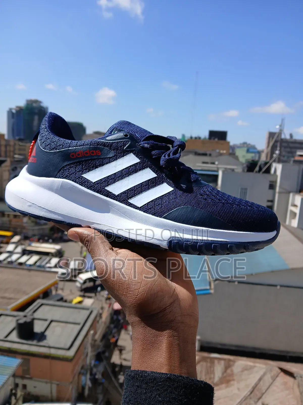 Navy Blue Adidas Gym Sports Shoes