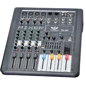 4 Channel Powered Audio Mixer