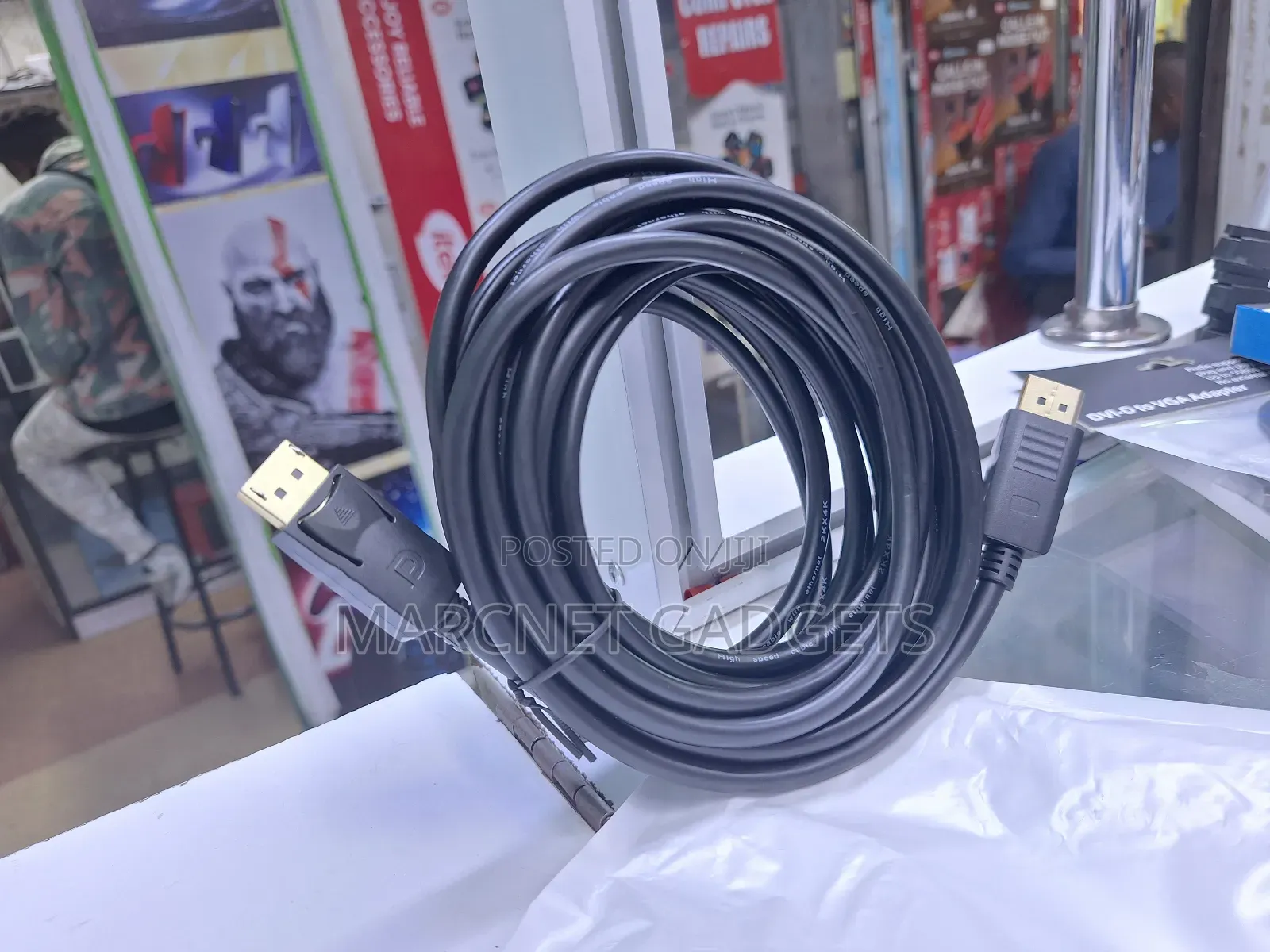 Long 5 Meters Display Port to Display Port Cable High Speed