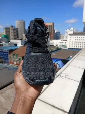 All Black Adidas Gym Trainers