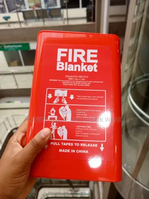 Fire Blankets With A Dust Proof Cover.