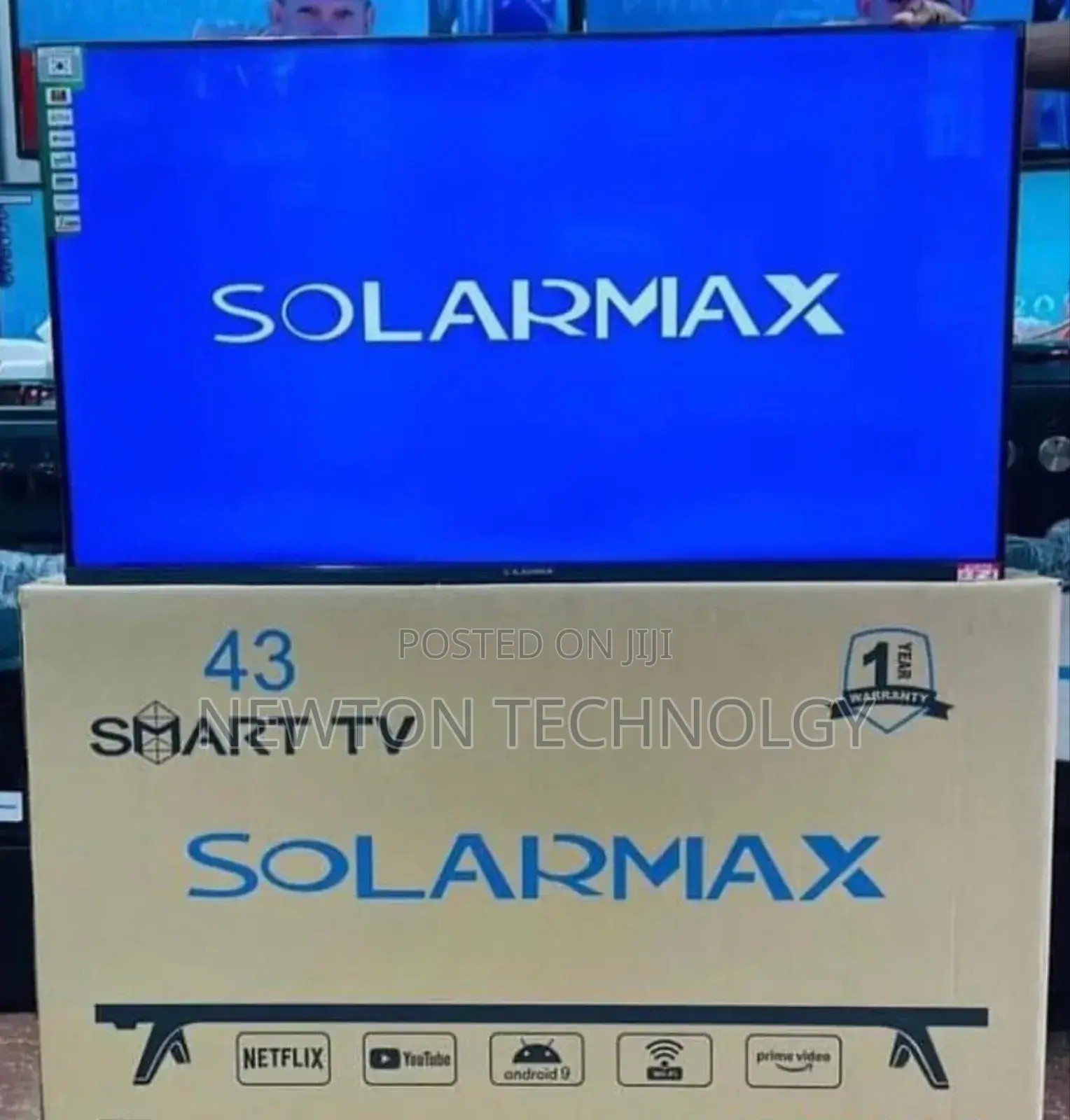 Solarmax 43" Smart Tv | Crystal Clear Display