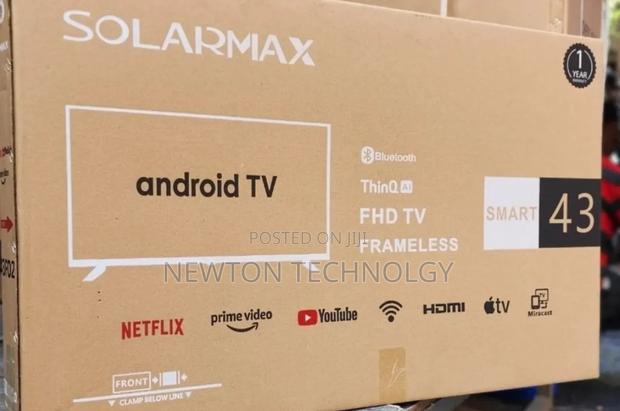 Brand New Solarmax 43" Smart Tv - thumbnail 3