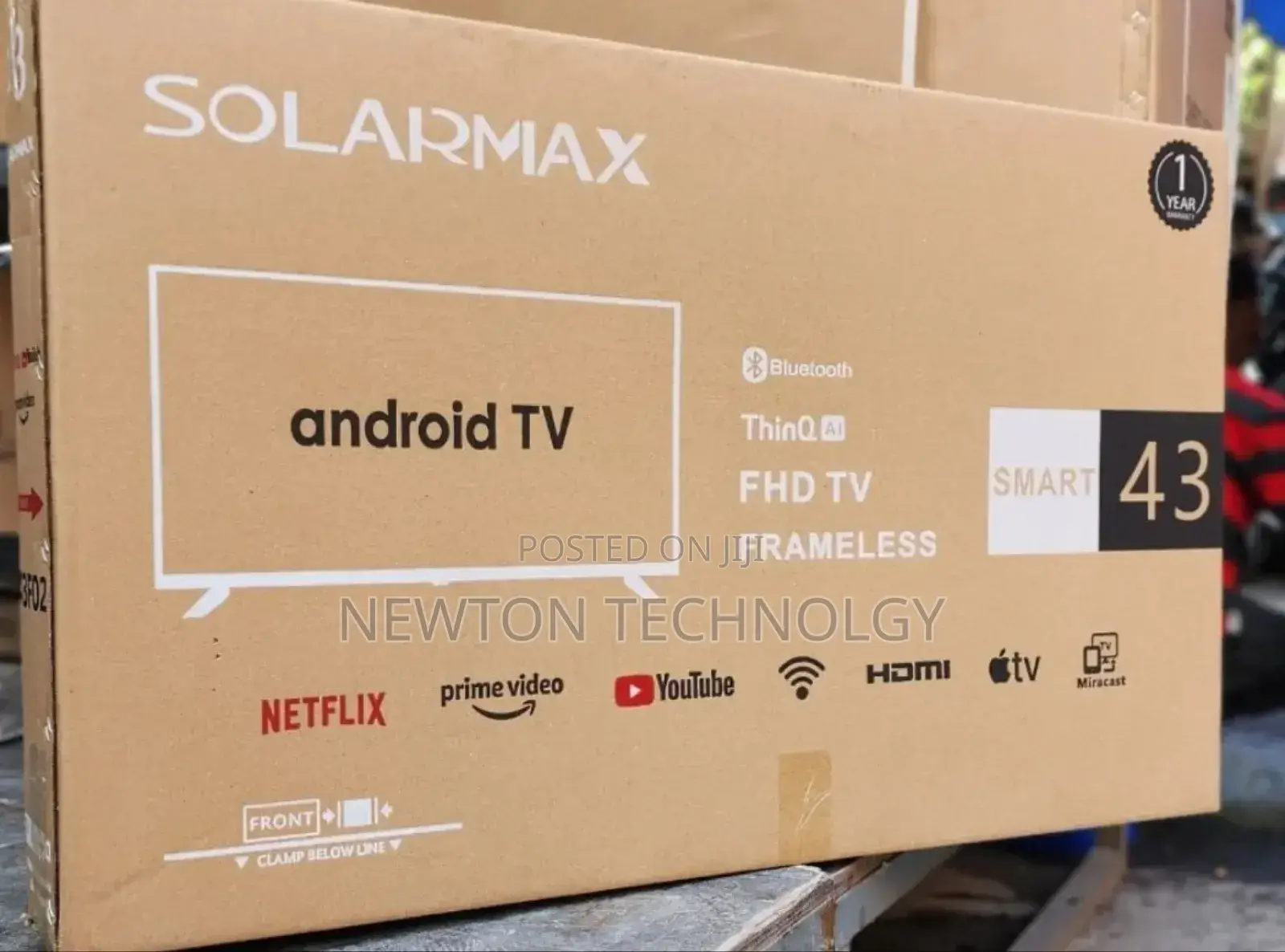 Solarmax 43 Inches Smart Android Tv
