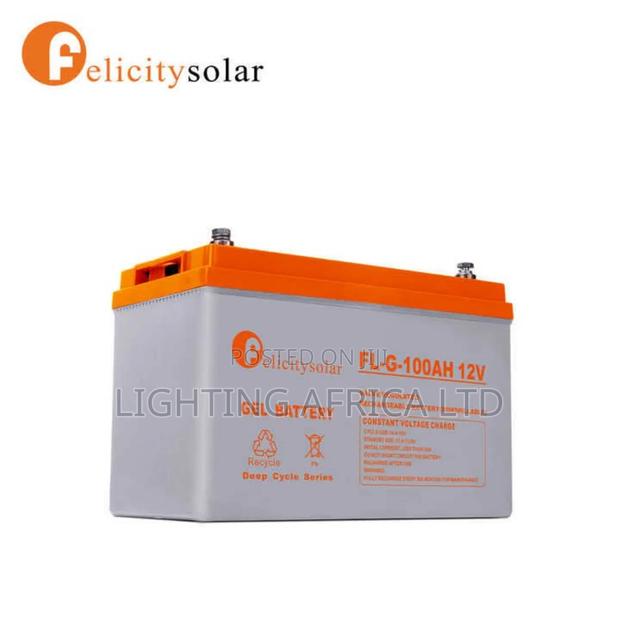 100ah Felicity Gel Solar System/Backup Heavy Duty Battery - main view