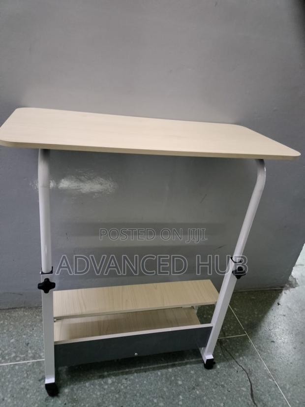 Big Size Adjustable Laptop Table/Bedside Table With Wheels - thumbnail 5