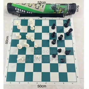 T ,Chess Mat With Pieces Chess Board Set