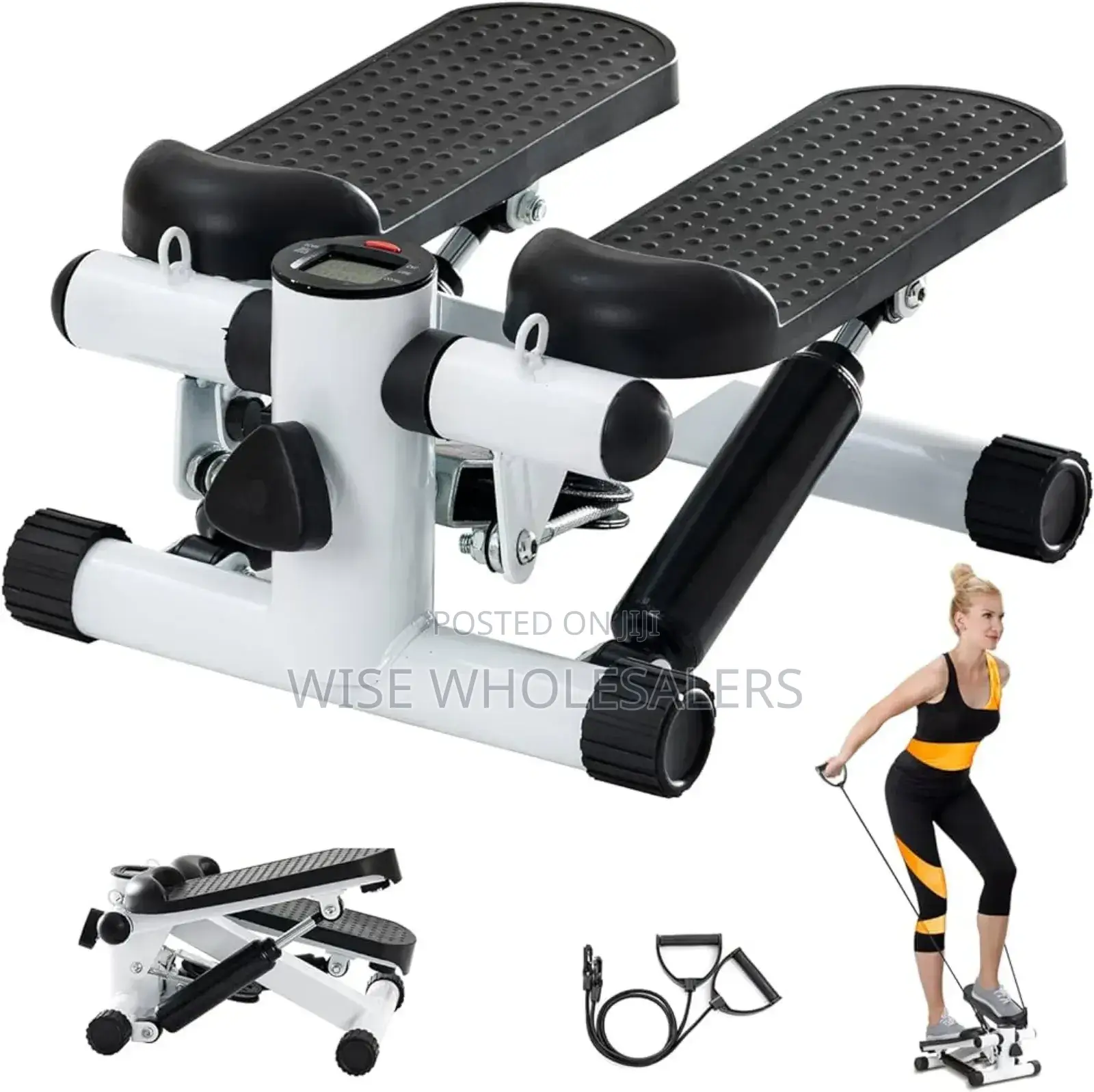 *_mini Stepper With Resistance Bands*_