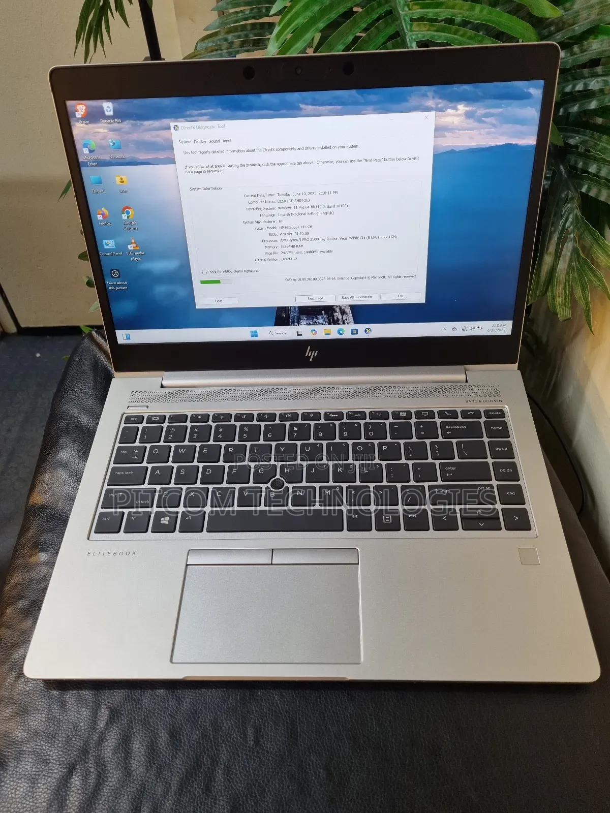 Laptop HP EliteBook 745 G6 16GB AMD Ryzen 5 SSD 256GB