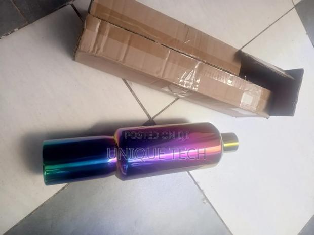 Rainbow Exhaust System - 2" Inlet, 3.5" Outlet, Loud Bold