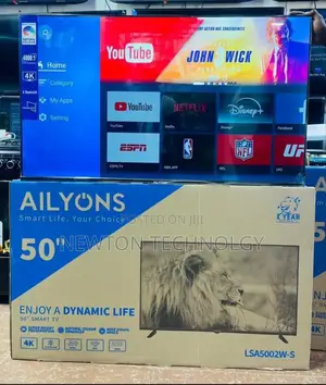 50" Smart Tv With Bluetooth