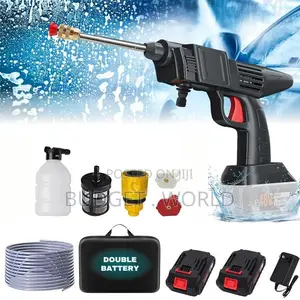 Rechargeable Cordless Car Washing Machine With 2 Batteries