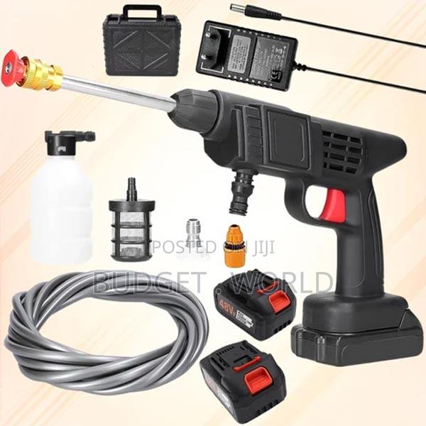 Portable Car Pressure Washer With 2 Batteries.