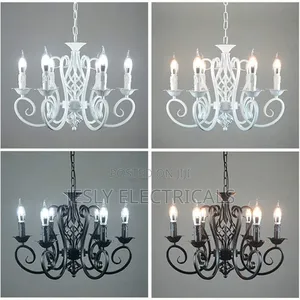 Retro Industrial Style Multi Lights Ceiling Lamp