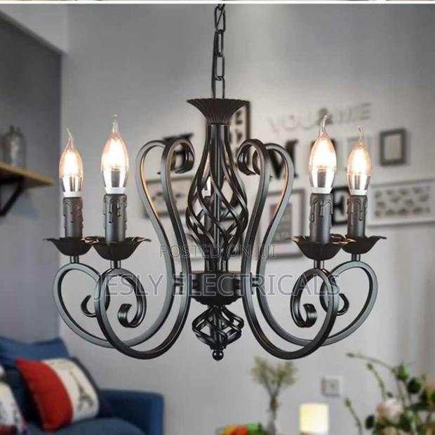 Retro Industrial Style Multi Lights Ceiling Lamp