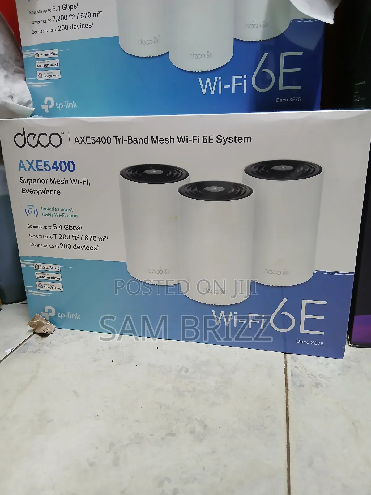 Deco Axe5400 Tri-Band Mesh Wife 6e