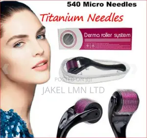 1. 0mm Derma Roller System 540microneedles + Free Clear Case