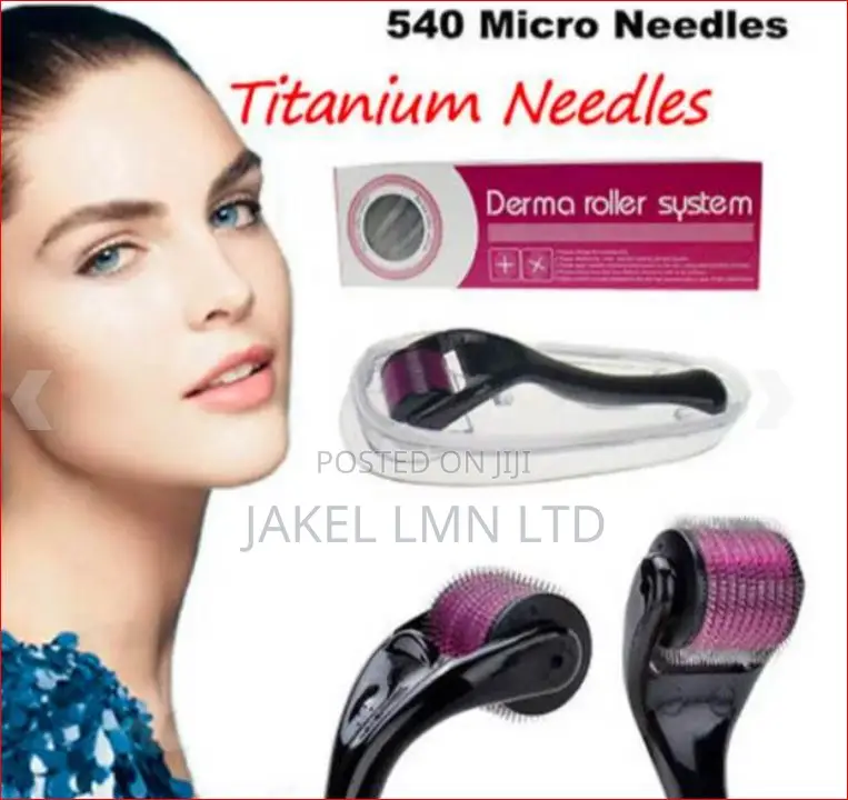 1. 0mm Derma Roller System 540microneedles + Free Clear Case