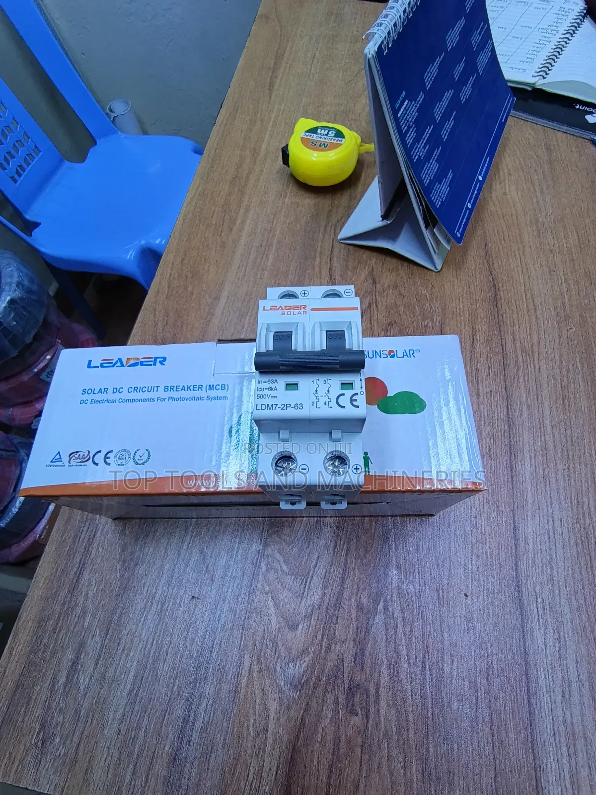 Leader 63 Amps Double Pole MCB Breaker