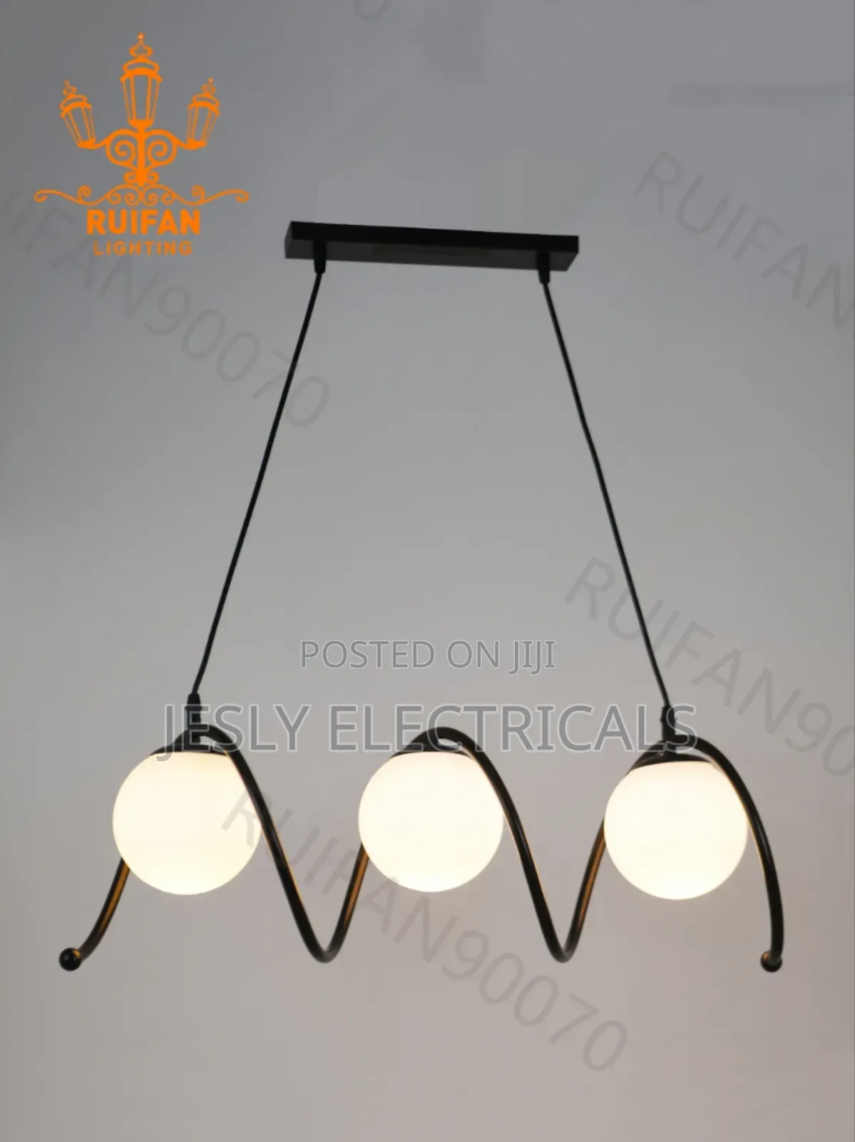 Glolite Glass Ball Pendant Crystal Chandelier