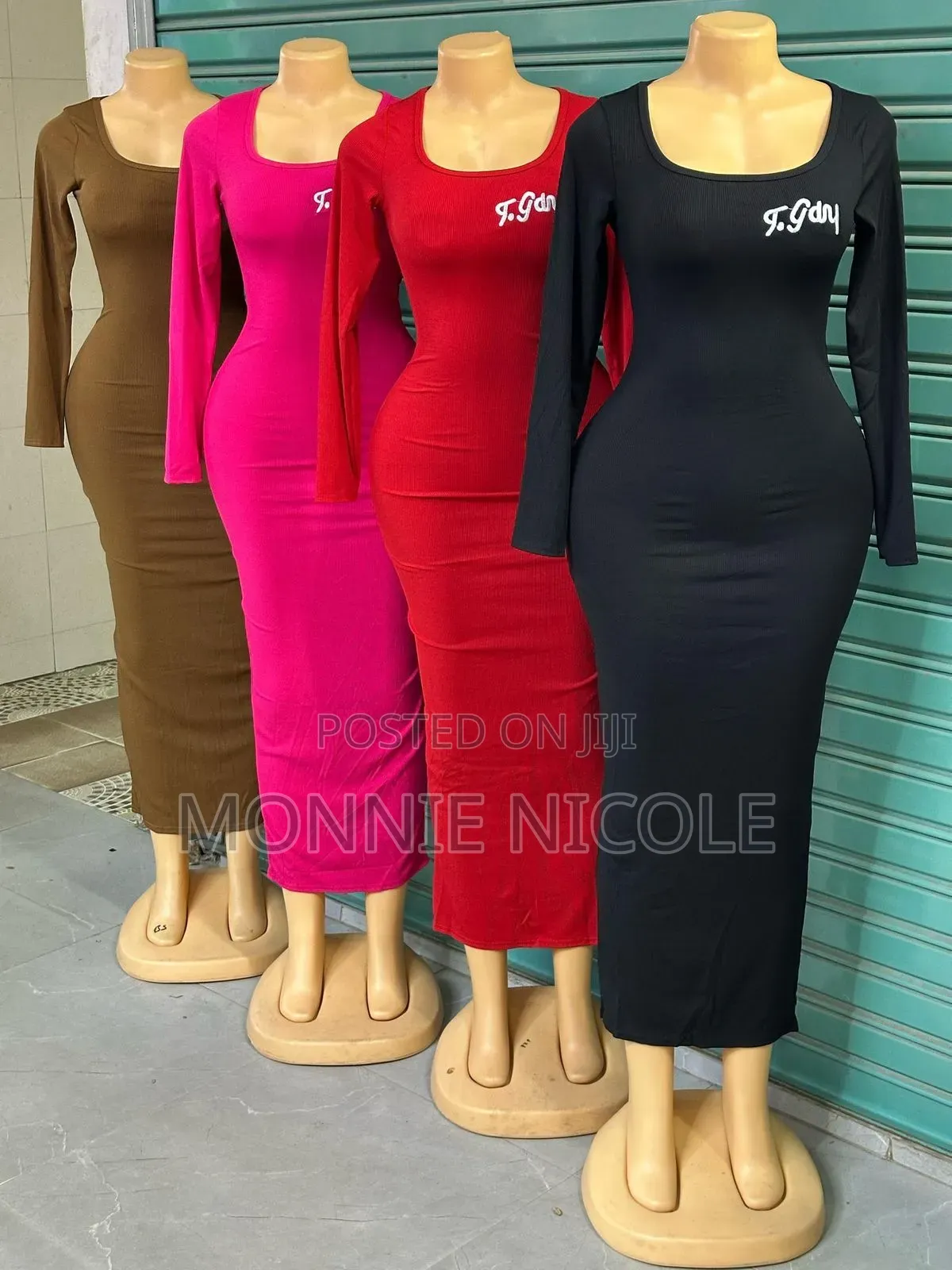 Black Simple Elegant Bodycon Dress