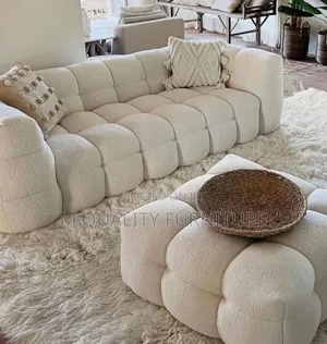 3 Seater White Bubble Seat