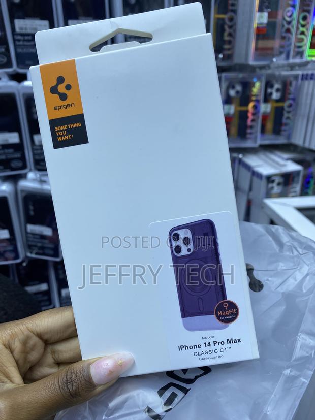 Fiduh Spigen Tough Armor Magfit for iPhone 14 Pro Max Case - thumbnail 3