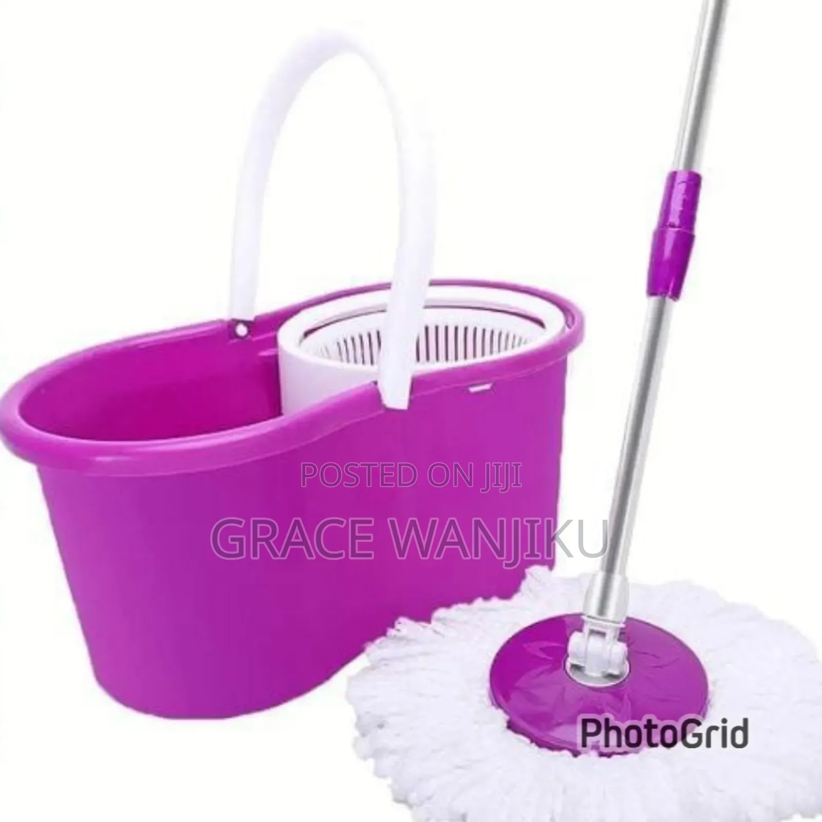 Magic Spinning Mop With Plastic Spinner