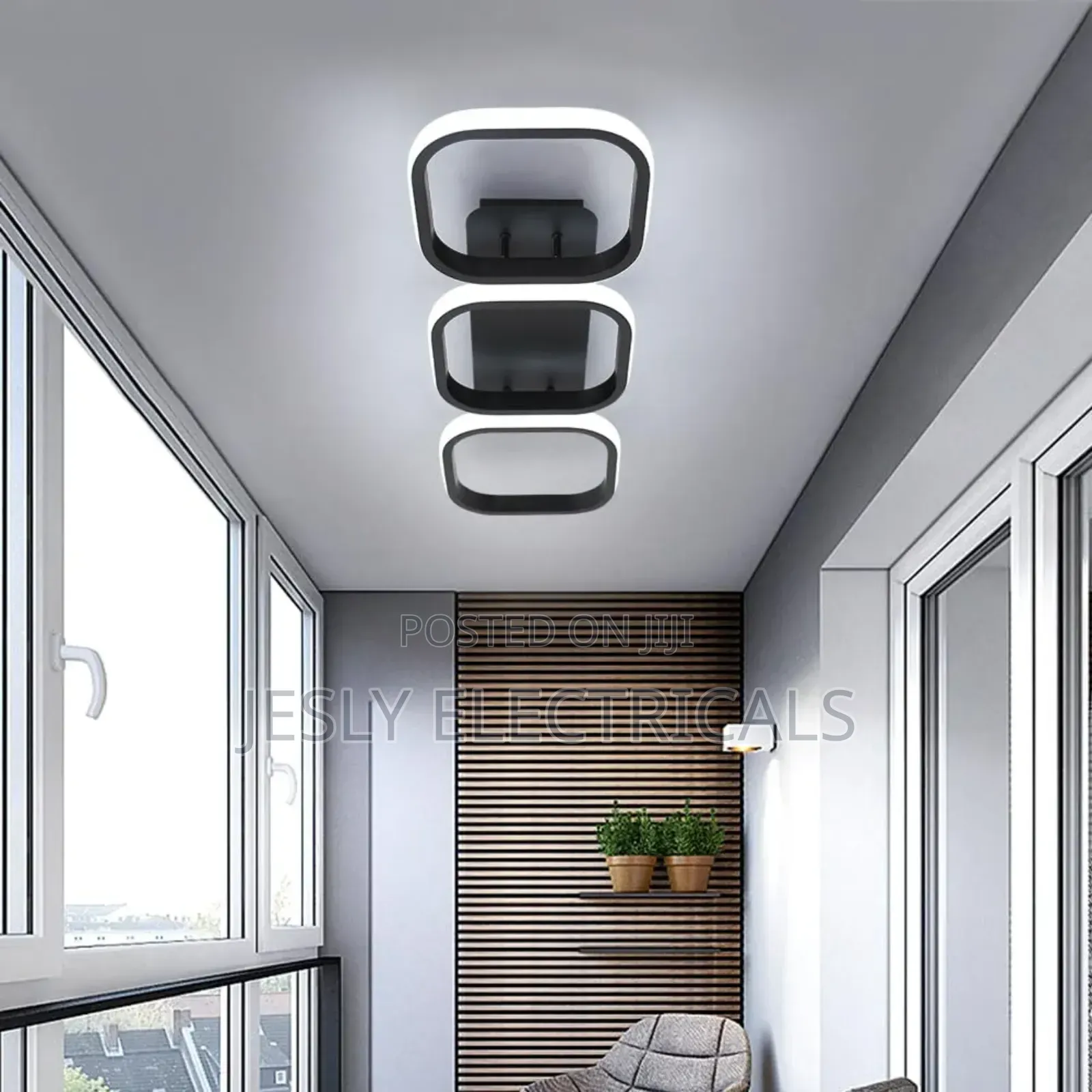 Kaniker Modern Led 3 Square Ceiling Lights