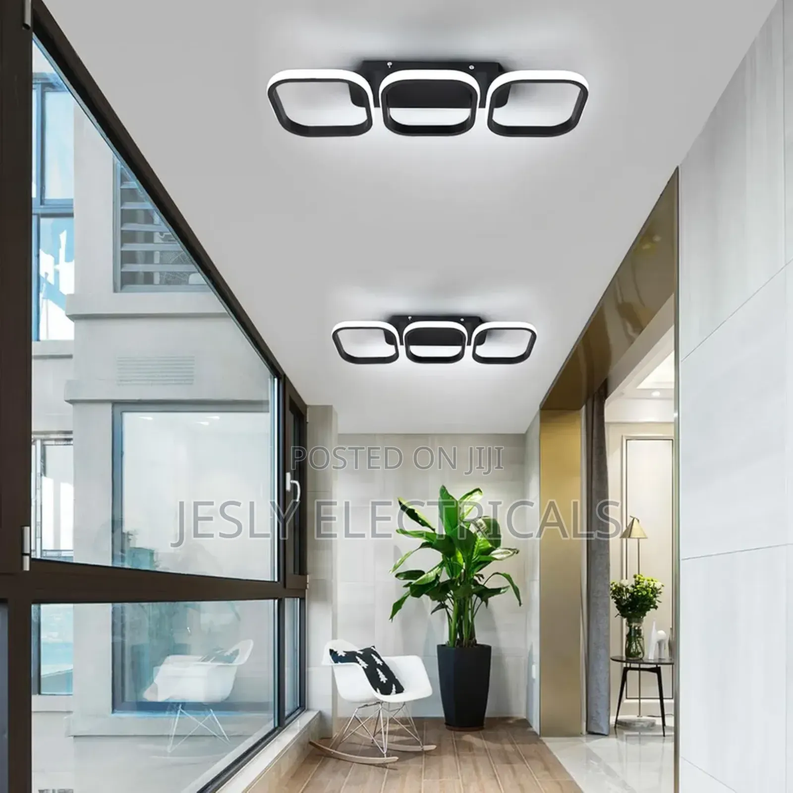 Kaniker Modern Led 3 Square Ceiling Lights