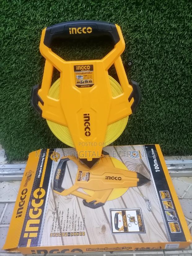 Best Quality 100m Ingco Fiberglass Measuring Tape