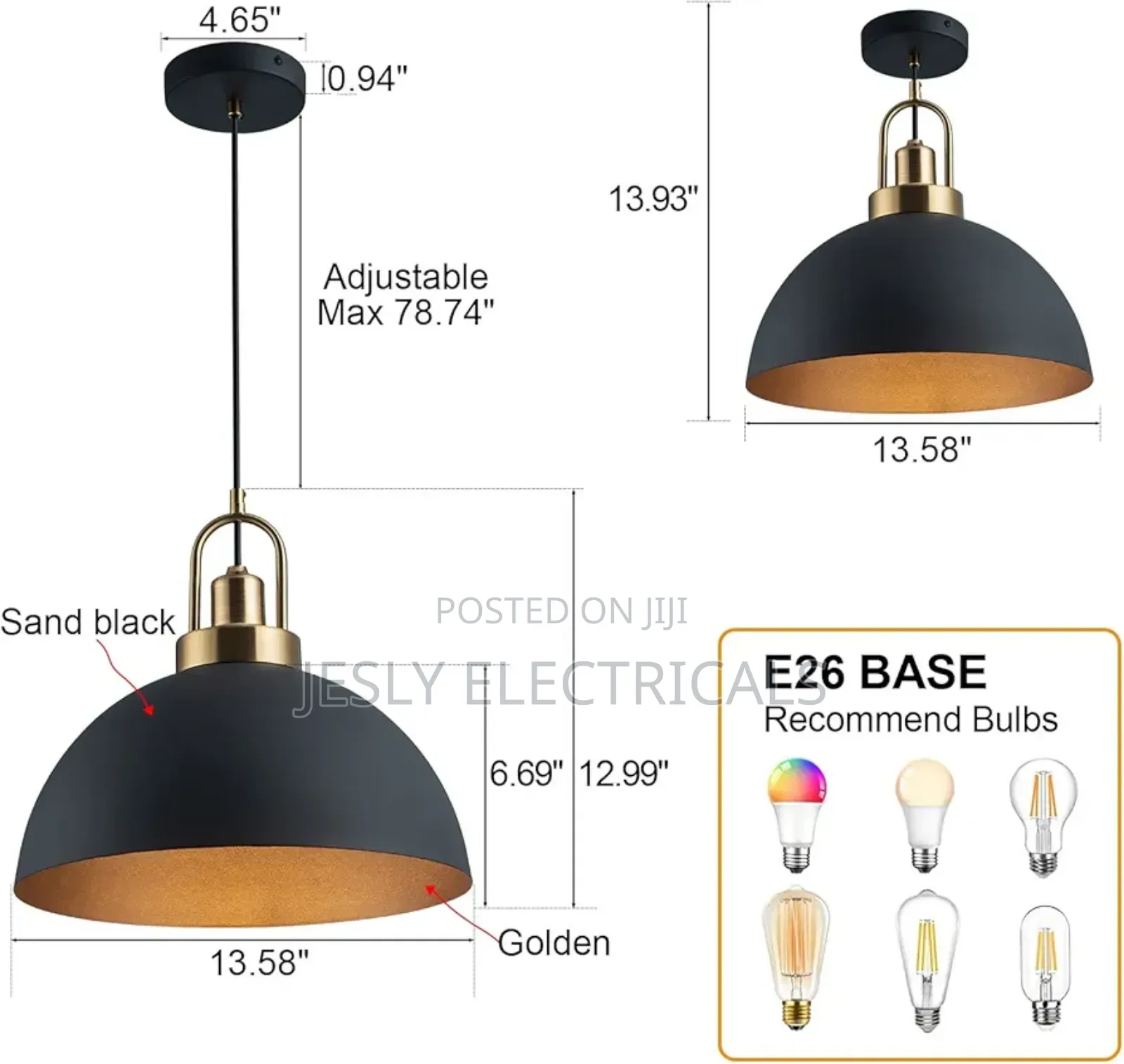 Vintage Industrial Pendant Light