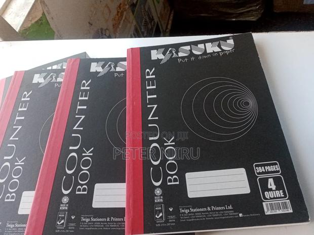 Counter Book 4 Quire High Quality Available - main view