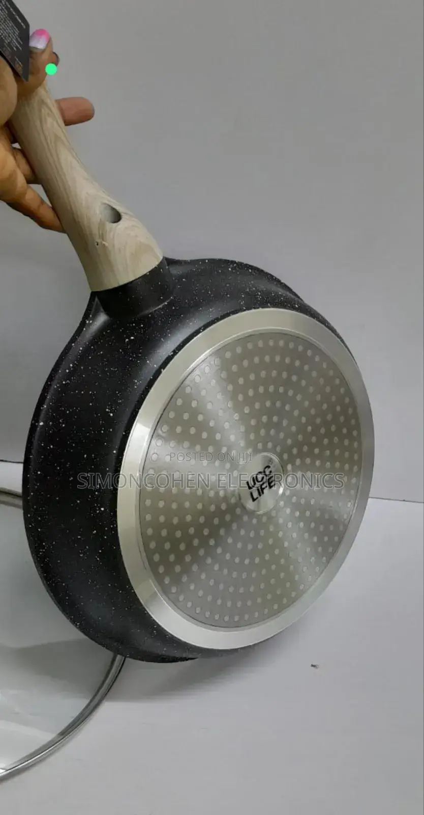 Ucc Heavy Guage Granite Frying Pan