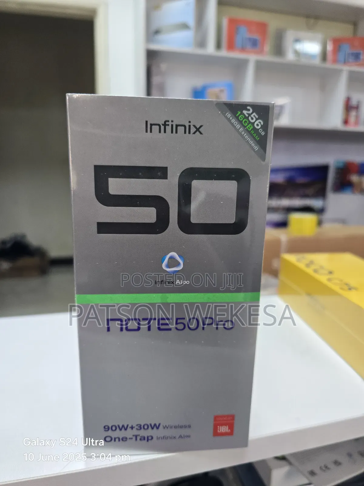 New Infinix Note 50 Pro 4G 256 GB Gray