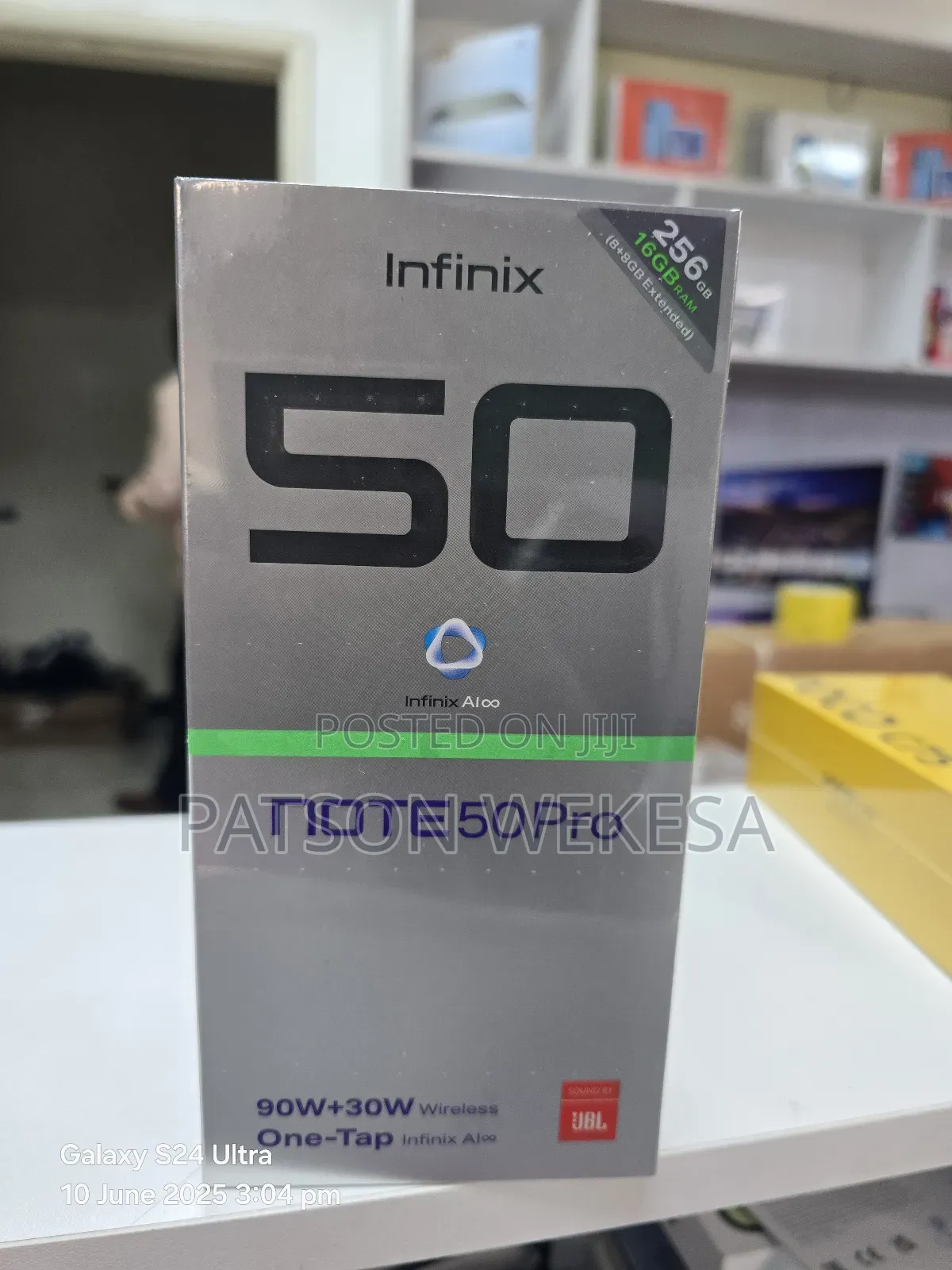 New Infinix Note 50 Pro 4G 256 GB Gray
