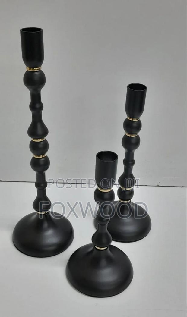 Classic 3 in 1 Metallic Candle Holder Available - thumbnail 3