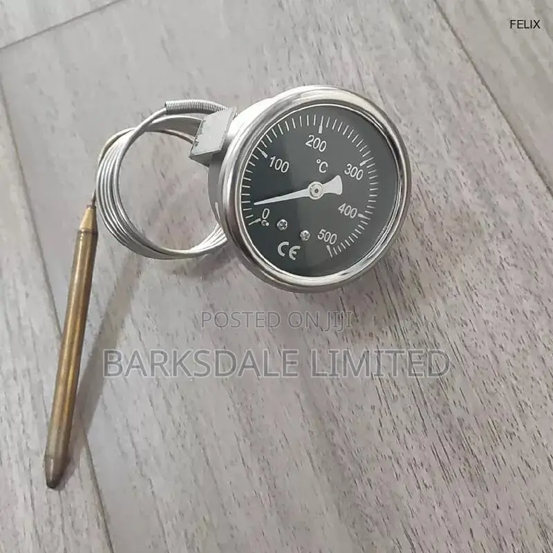 BBQ Pizza Smoker Gauge Oven Bread Kiln Thermometer 500c
