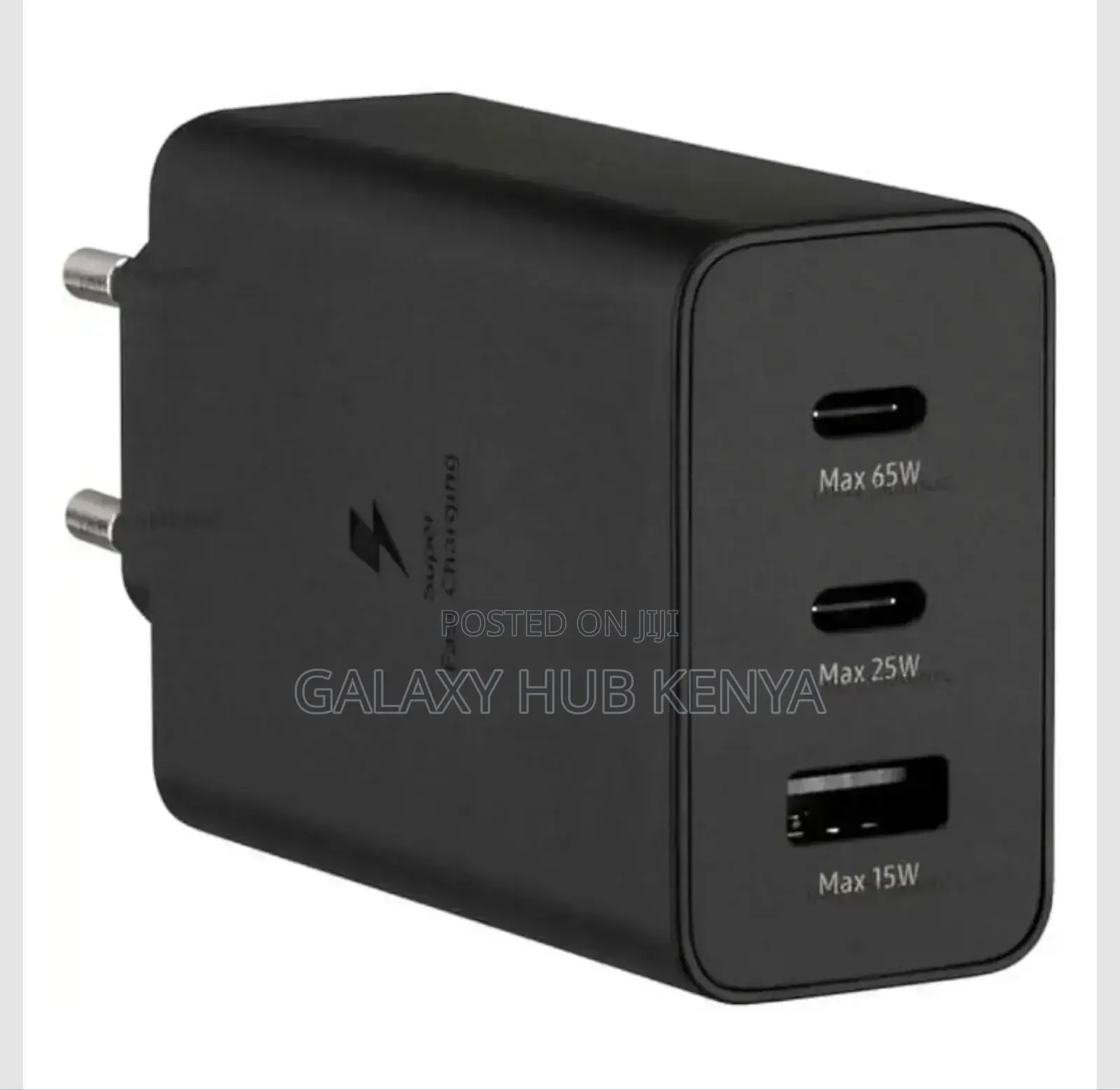 Samsung 65w Pd Power Adapter Trio With 2xusb-C and 1xusb-A