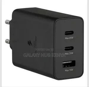Samsung 65w Pd Power Adapter Trio With 2xusb-C and 1xusb-A