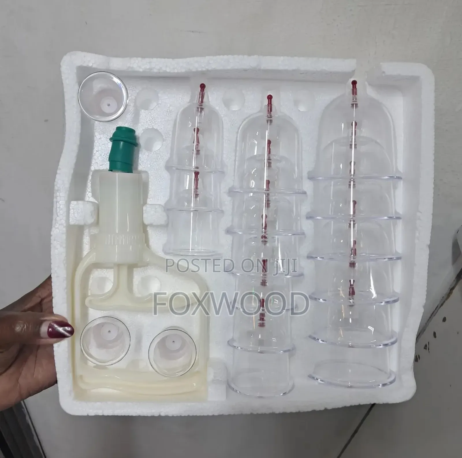 18pcs Suction Vacuum Cupping Set With 1 Manual Pump,