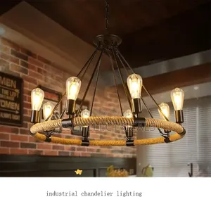 Industrial Black Chandelier Lighting Fixture