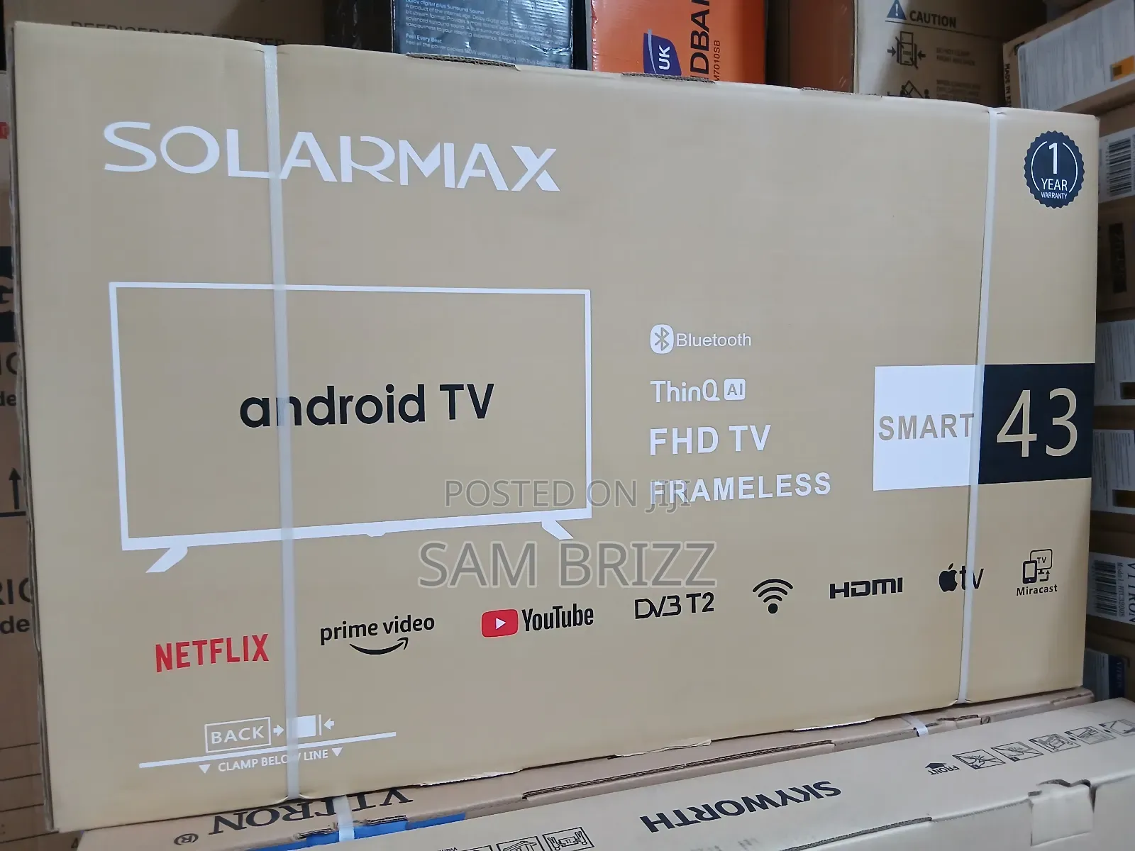 Solarmax 43" Smart Tv